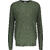 Sten Sweater Olive Melange S Brick pattern merino blend 