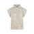 Arianna Vest Sand XL Mohair Half-zip vest 