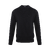 Leon Sweater Black L Meriono mock neck 