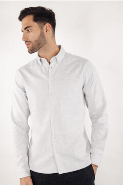 Albin Shirt Brushed twill shirt