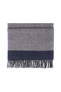 Bea Scarf Dk.grey mel/Navy One Size Wool scarf
