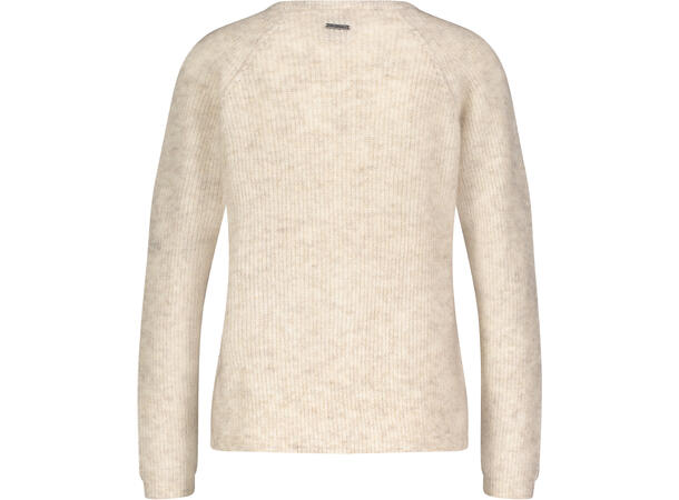 Betzy Sweater Sand XS Mohair r-neck 