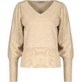 Bianca Sweater Sand Melange XS Merino puffed sweater