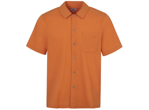 Capri Shirt Orange L Cotton crepe stretch SS 