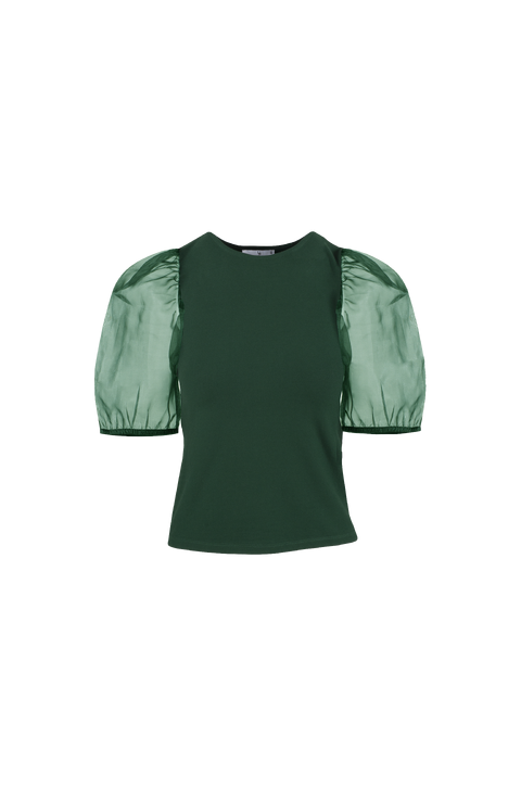 Celeste Top Puffed organza top