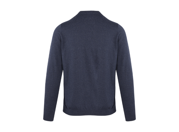 Curtis Sweater Navy L Bamboo r-neck 