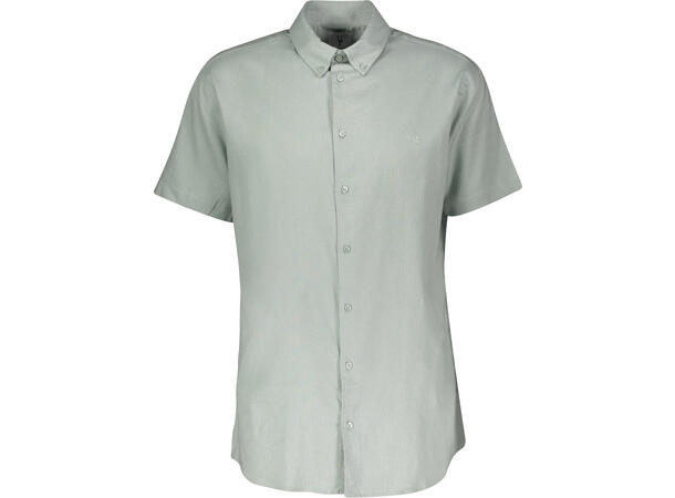 Didrik Shirt Light green XL Linen stretch SS shirt 