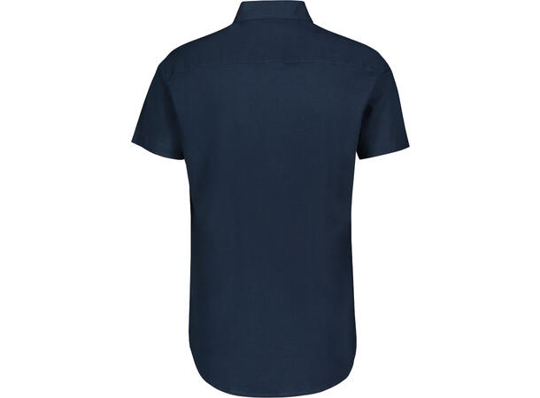 Didrik Shirt Navy XL Linen stretch SS shirt 