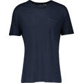 Hans Tee Denim blue S Linen t-shirt