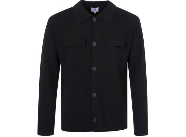Nicolo Shirt Black S Heavy knit overshirt 