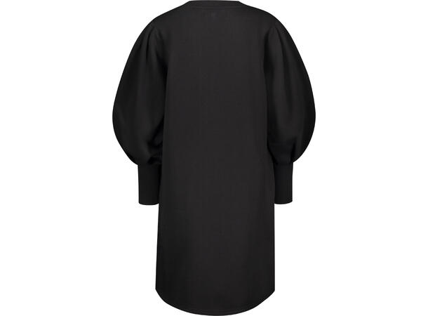 Nini Dress Black S Puffed sweatshirt dress 
