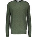 Sten Sweater Olive Melange S Brick pattern merino blend
