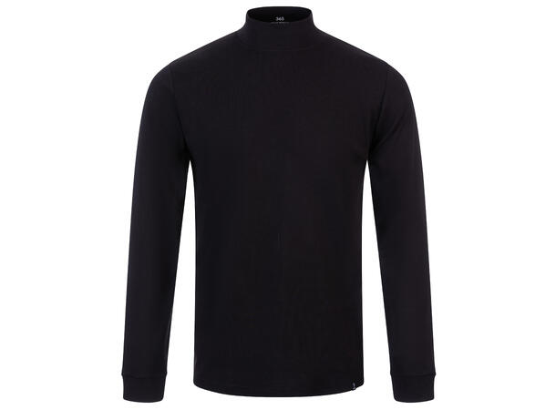 Tony LS Jersey Black L 365 organic cotton turtle 