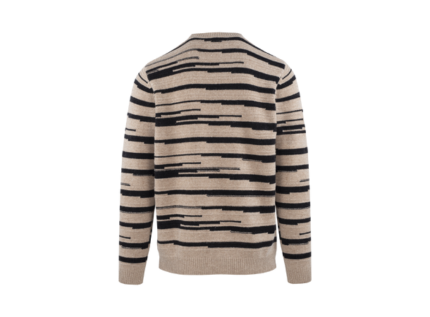 Alejandro Sweater Brown multi M Multi stripe sweater 