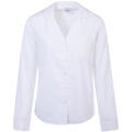 Ana Shirt White S Notch collar bamboo shirt