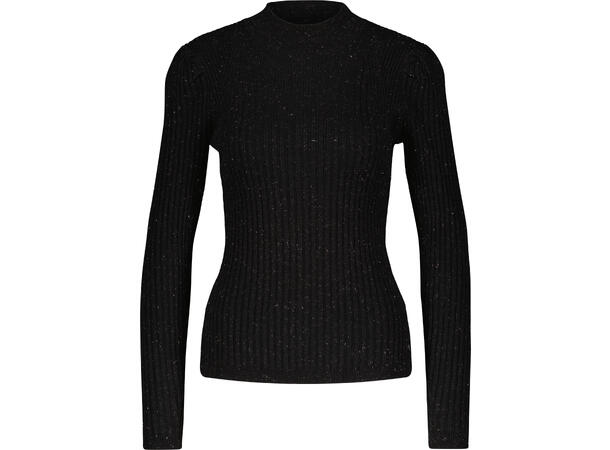 Beate Sweater Black M Viscose glitter sweater 