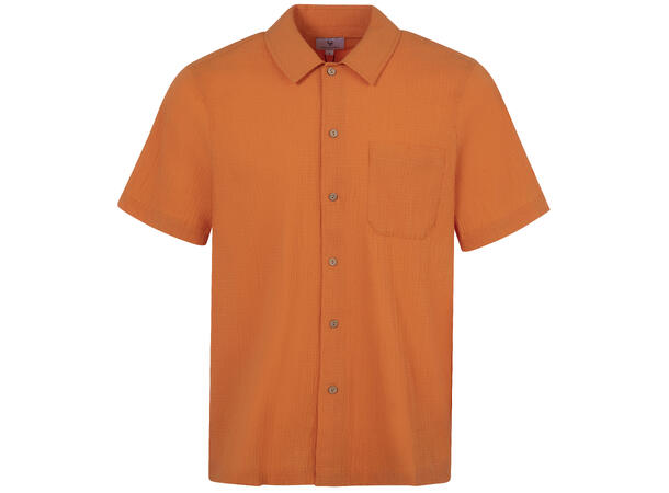 Capri Shirt Orange XL Cotton crepe stretch SS 