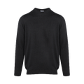 Curtis Sweater Black S Bamboo r-neck