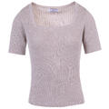 Dina Top Light Sand S Knitted SS sweater