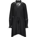 Eleanor Dress Black L Viscose dress with lace details