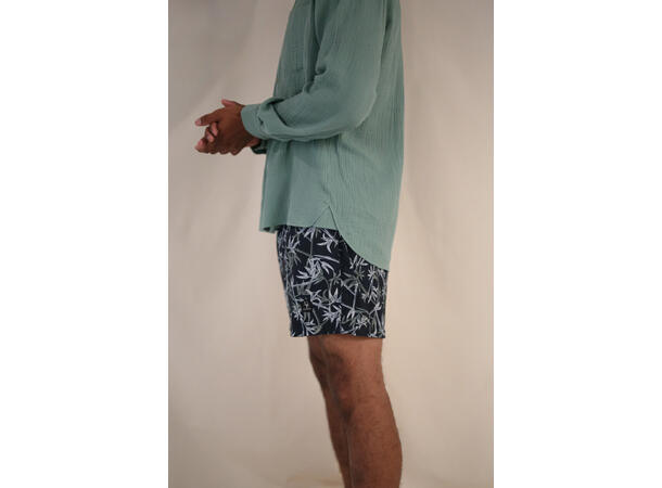 Holmen AOP Shorts Navy AOP S Swimshorts with pattern 