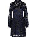 Missy Dress Black AOP XS Velvet burnout dress