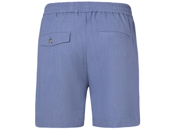 Omid Shorts Mid blue M Melange stretch shorts 