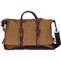 Parker Bag Khaki One Size Canvas/Leather weekend bag