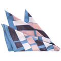 Ringnes Scarf Light blue multi One Size Printed silk scarf