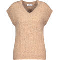 Sophie Vest Latte Melange XS Cable knit vest