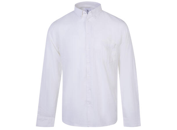 Thad Shirt White XL Linen cotton LS shirt 