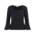 Anaise Top Black M Viscose square neck sweater 