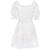 Eliane Dress white XS Organic cotton offshoulder 