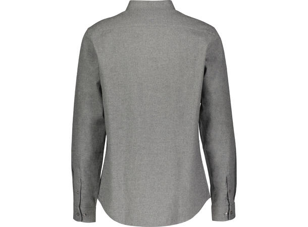 Albin Shirt Grey M Brushed twill shirt 