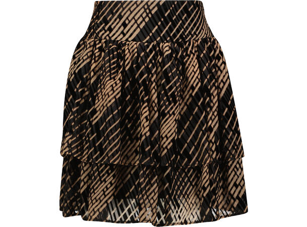 Ariel Skirt Black AOP XL Velour look AOP skirt 