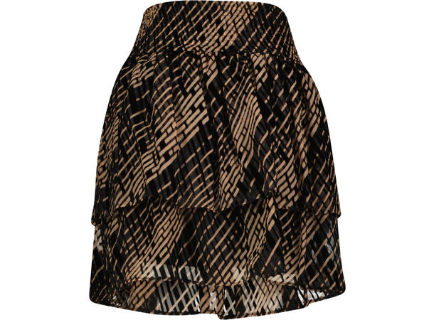 Ariel Skirt Black AOP XL Velour look AOP skirt 