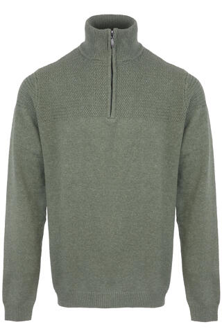 Brad Sweater Small basket half-zip