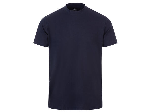 Bruno Tee Navy M Organic cotton mock neck 