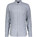 Carlton Shirt Light blue melange S Brushed cotton shirt