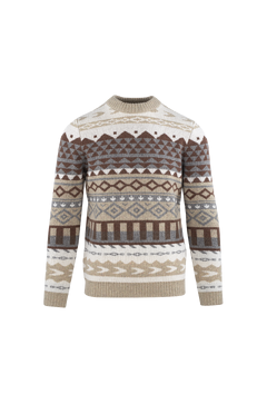 Creed Sweater Fair isle knit sweater