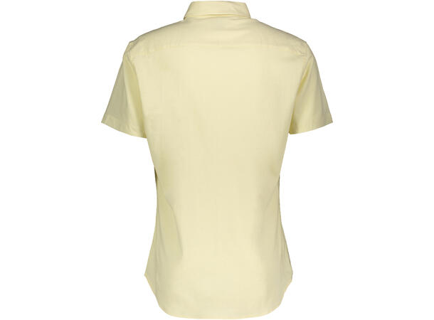 Didrik Shirt Light yellow S Linen stretch SS shirt 