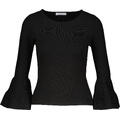 Isadora Top Black XS Knitted bell sleeve top