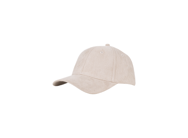 Kelly Cap Sand One Size Faux suede cap 