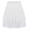 Lori Skirt White XS Organic cotton skirt