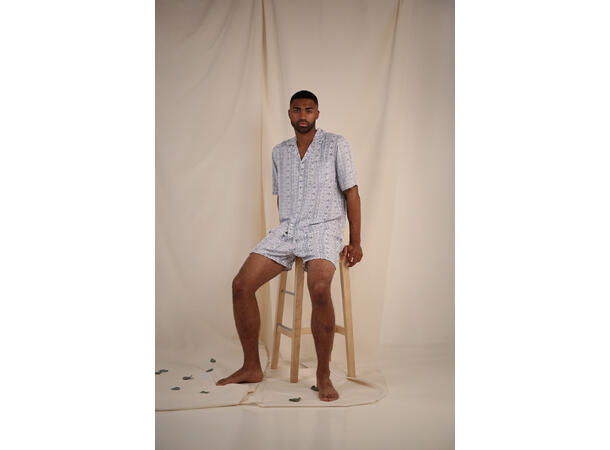 Pablo Shorts Blue AOP XXL Viscose shorts 