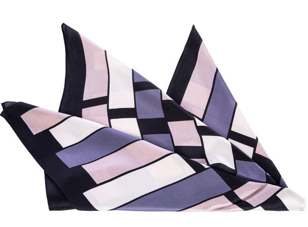 Ringnes Scarf Grey multi One Size Printed silk scarf 