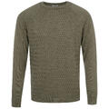 Steel Sweater Dusty Green XXL Basket weave sweater