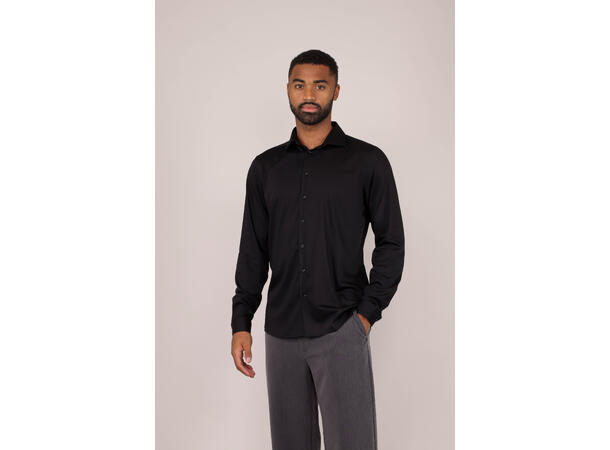 Totti Shirt black M Basic stretch shirt 