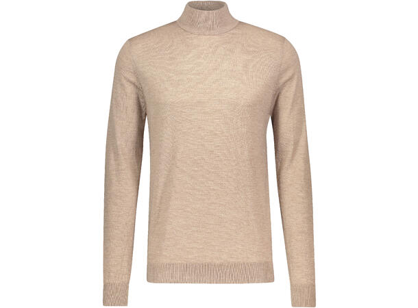 Valon Sweater Sand L Basic merino sweater 