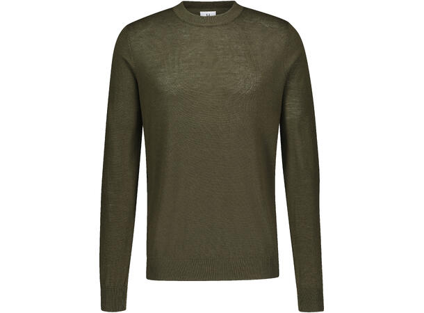 Veton Sweater Olive XL Basic merino sweater 